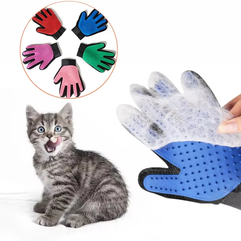 Revolutionize Pet Grooming with Our Versatile Cat Grooming Glove - Ideal for Cats and Dogs!
