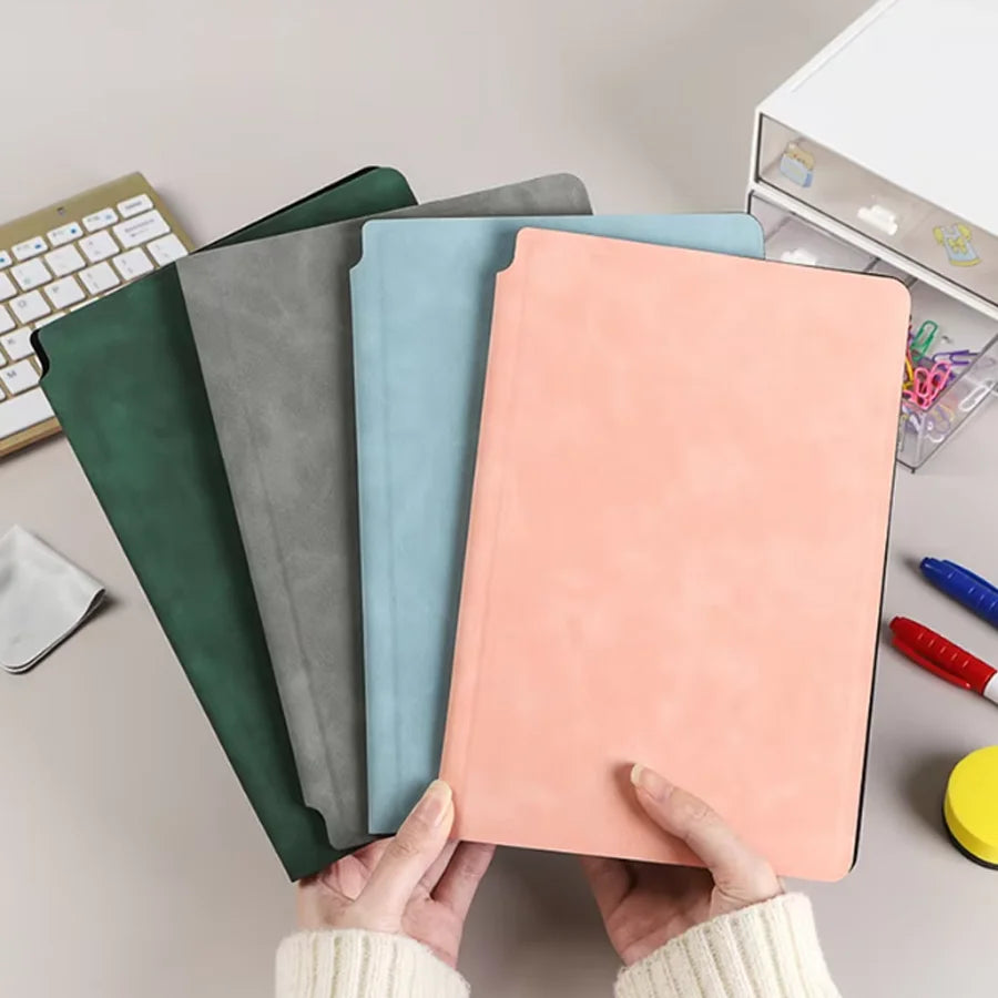 Stylish A5 Reusable Whiteboard Notebook Set with Pen and Erasing Cloth - Perfect for Weekly Planning and Note-Taking!