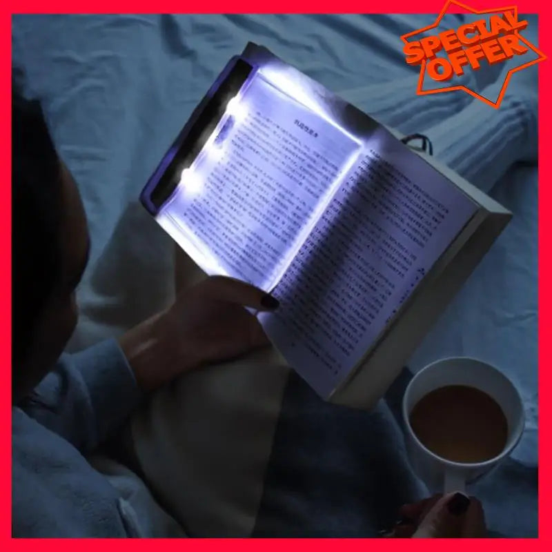 ESTR Multifunctional LED Night Vision Reading Lamp - Clear Page Light for Nighttime Reading, Perfect Flat Book Light