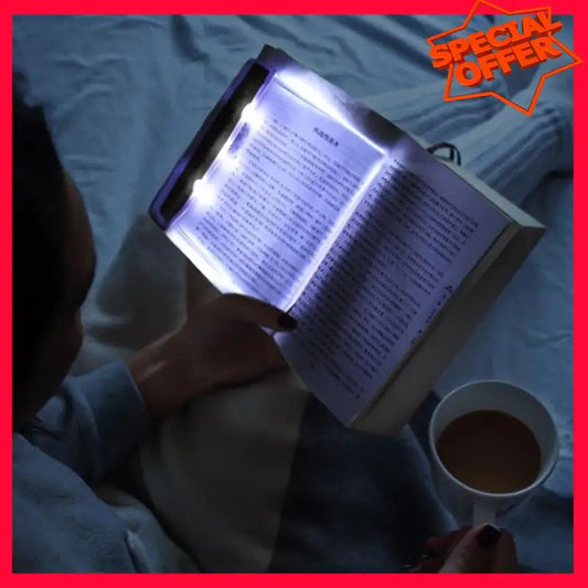 ESTR Multifunctional LED Night Vision Reading Lamp - Clear Page Light for Nighttime Reading, Perfect Flat Book Light